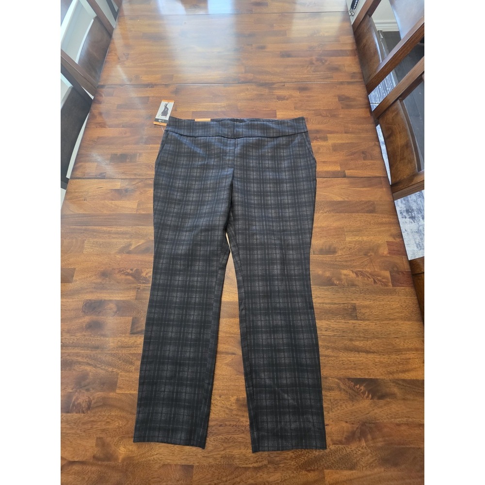 Dalia Women's Mid-Rise Pants XXL Narrow Leg Stretch Pull On New With Tag